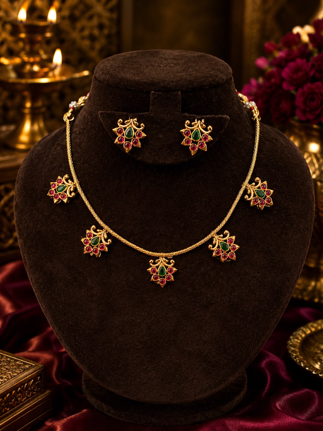 Simple thiri necklace
